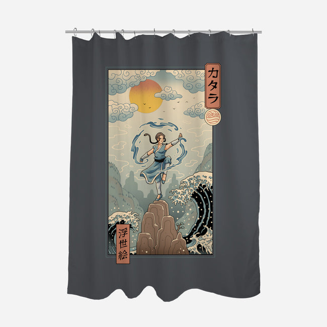 Water Nomad Ukiyo-e-None-Polyester-Shower Curtain-vp021