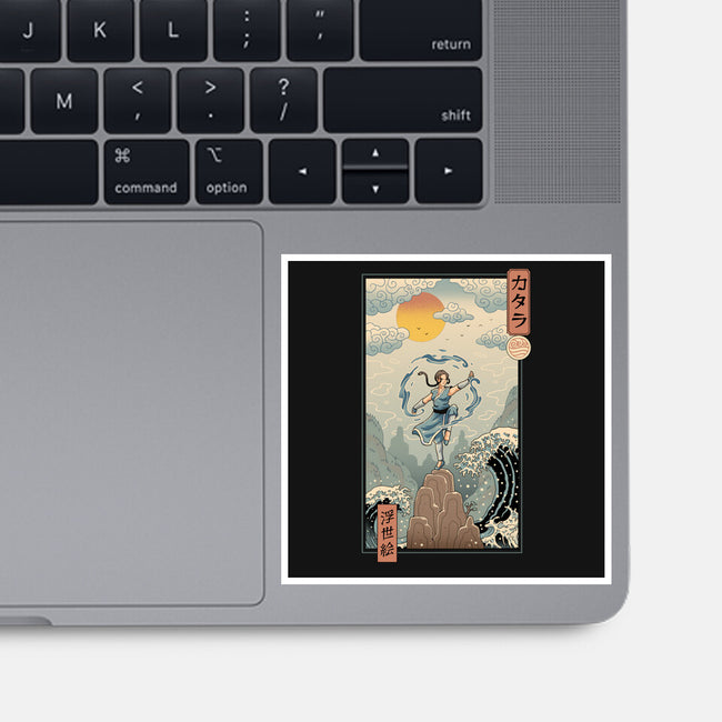 Water Nomad Ukiyo-e-None-Glossy-Sticker-vp021