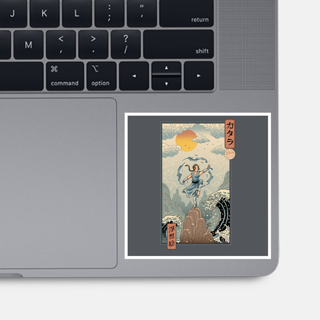 Water Nomad Ukiyo-e-None-Glossy-Sticker-vp021