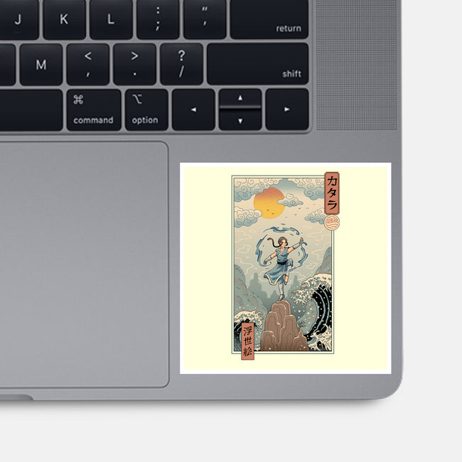 Water Nomad Ukiyo-e-None-Glossy-Sticker-vp021