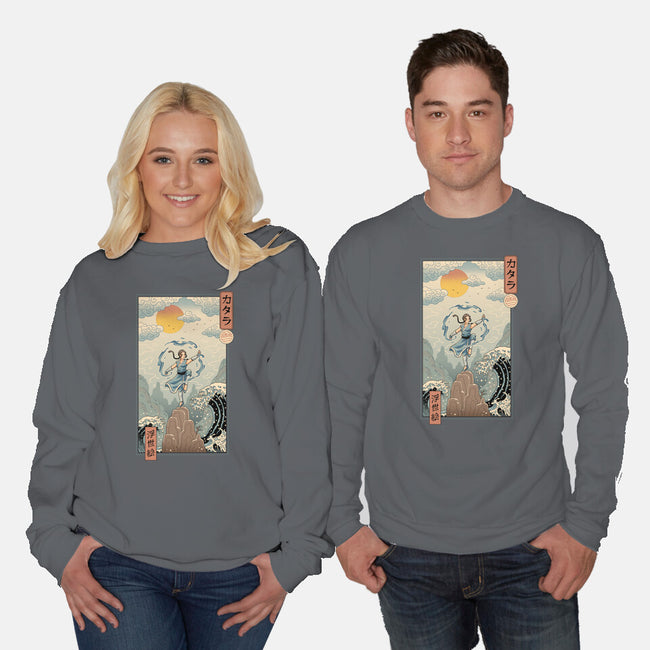 Water Nomad Ukiyo-e-Unisex-Crew Neck-Sweatshirt-vp021