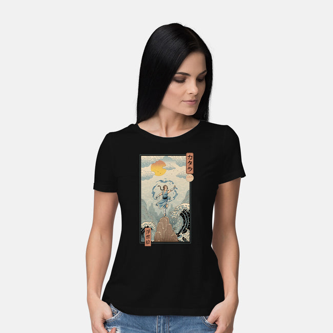 Water Nomad Ukiyo-e-Womens-Basic-Tee-vp021