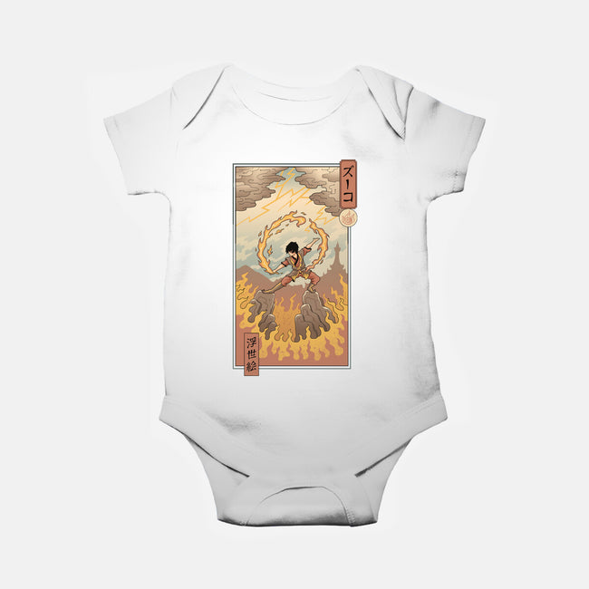 Fire Nomad Ukiyo-e-Baby-Basic-Onesie-vp021