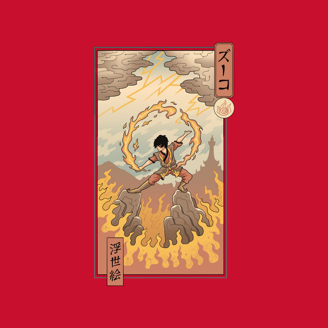 Fire Nomad Ukiyo-e-None-Glossy-Sticker-vp021