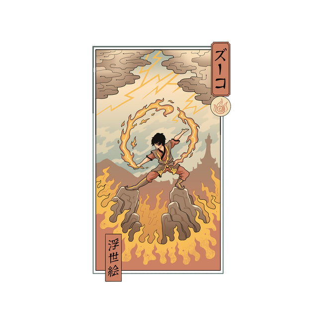 Fire Nomad Ukiyo-e-Unisex-Kitchen-Apron-vp021