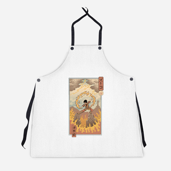 Fire Nomad Ukiyo-e-Unisex-Kitchen-Apron-vp021