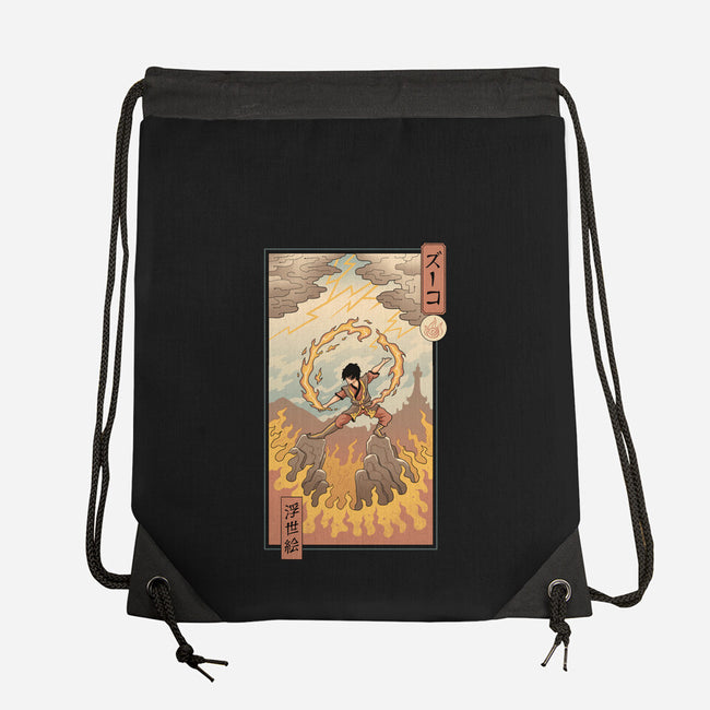 Fire Nomad Ukiyo-e-None-Drawstring-Bag-vp021