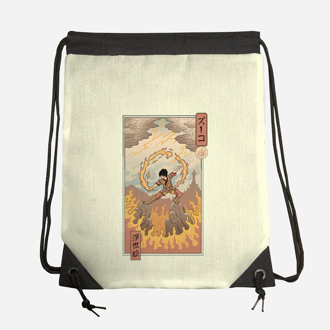 Fire Nomad Ukiyo-e-None-Drawstring-Bag-vp021