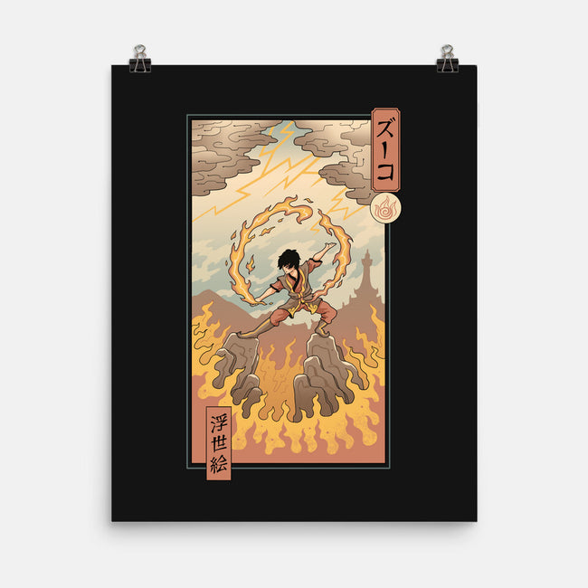 Fire Nomad Ukiyo-e-None-Matte-Poster-vp021