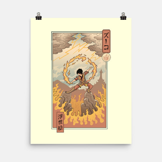 Fire Nomad Ukiyo-e-None-Matte-Poster-vp021