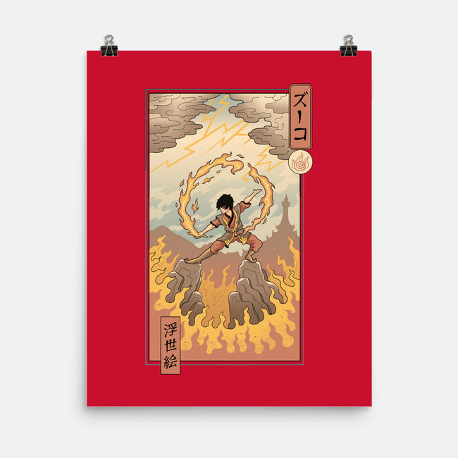Fire Nomad Ukiyo-e-None-Matte-Poster-vp021