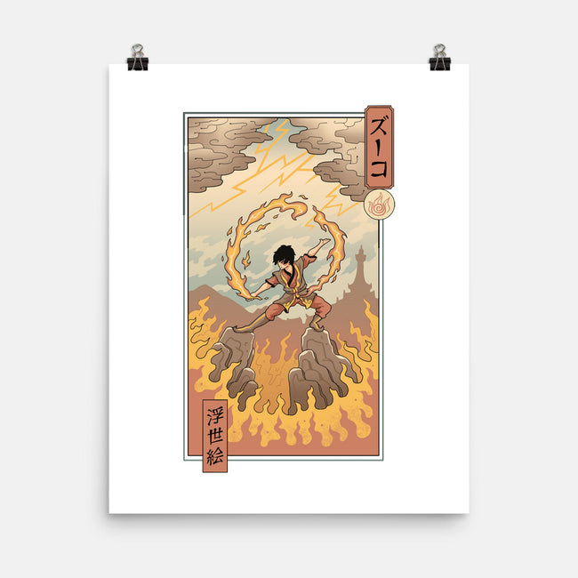Fire Nomad Ukiyo-e-None-Matte-Poster-vp021