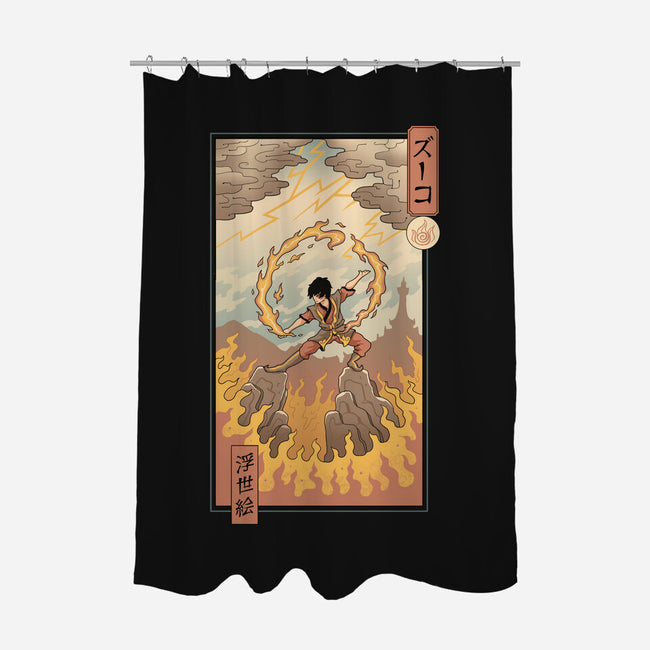Fire Nomad Ukiyo-e-None-Polyester-Shower Curtain-vp021