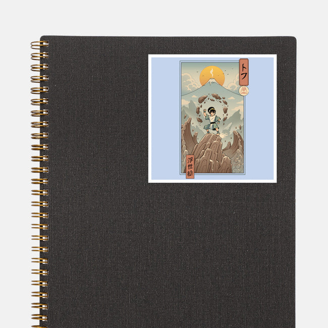 Earth Nomad Ukiyo-e-None-Glossy-Sticker-vp021