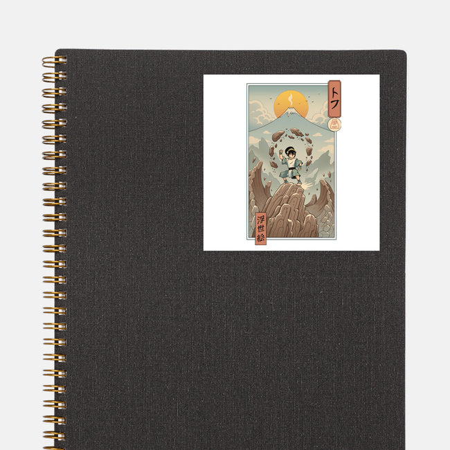 Earth Nomad Ukiyo-e-None-Glossy-Sticker-vp021