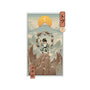 Earth Nomad Ukiyo-e-Womens-V-Neck-Tee-vp021