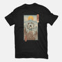 Earth Nomad Ukiyo-e-Womens-Fitted-Tee-vp021