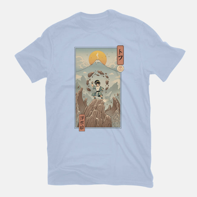 Earth Nomad Ukiyo-e-Womens-Fitted-Tee-vp021