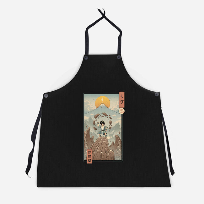 Earth Nomad Ukiyo-e-Unisex-Kitchen-Apron-vp021