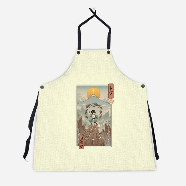 Earth Nomad Ukiyo-e-Unisex-Kitchen-Apron-vp021