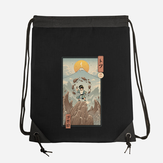 Earth Nomad Ukiyo-e-None-Drawstring-Bag-vp021