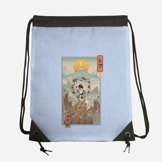 Earth Nomad Ukiyo-e-None-Drawstring-Bag-vp021