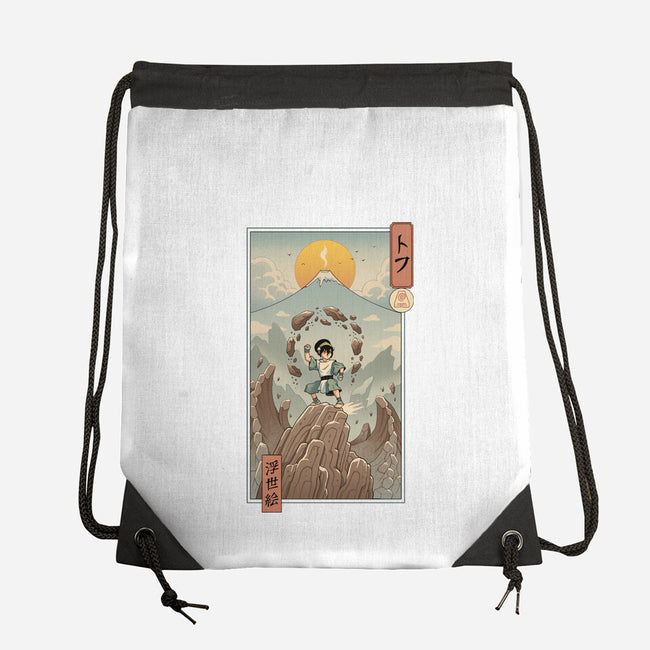 Earth Nomad Ukiyo-e-None-Drawstring-Bag-vp021