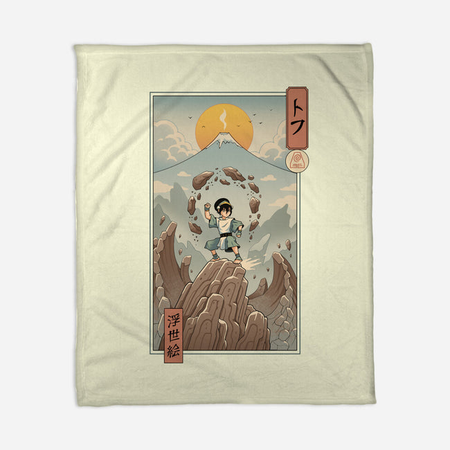Earth Nomad Ukiyo-e-None-Fleece-Blanket-vp021