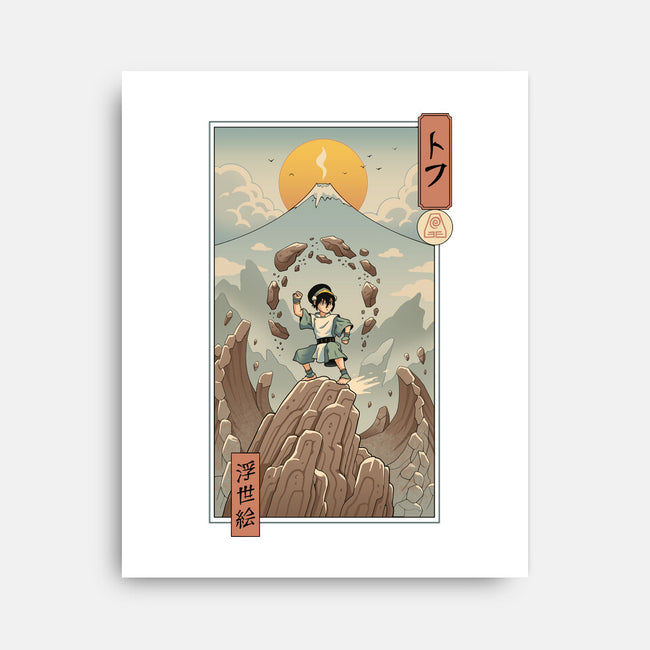 Earth Nomad Ukiyo-e-None-Stretched-Canvas-vp021