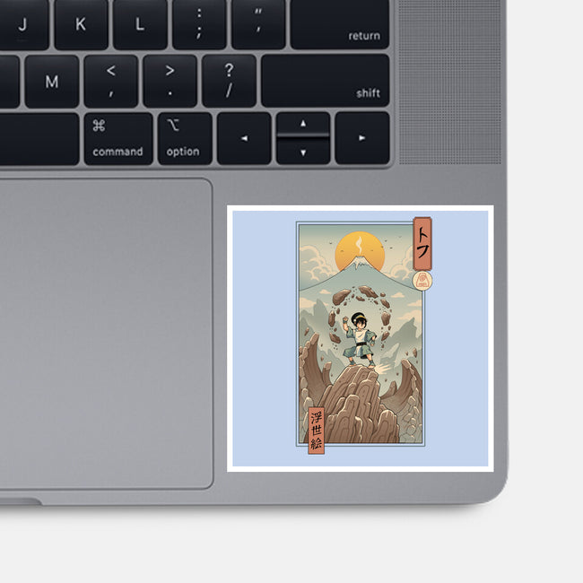 Earth Nomad Ukiyo-e-None-Glossy-Sticker-vp021