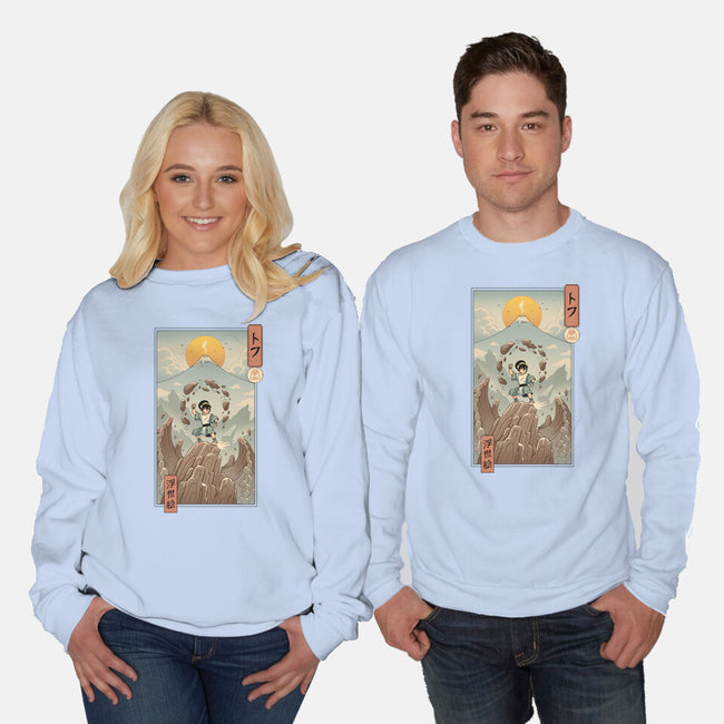 Earth Nomad Ukiyo-e-Unisex-Crew Neck-Sweatshirt-vp021