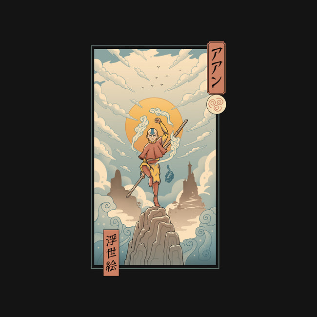 Air Nomad Ukiyo-e-Womens-V-Neck-Tee-vp021