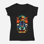 Darkness Mage-Womens-V-Neck-Tee-spoilerinc