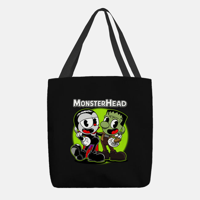 Monsterhead-None-Basic Tote-Bag-joerawks