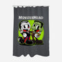 Monsterhead-None-Polyester-Shower Curtain-joerawks
