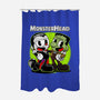 Monsterhead-None-Polyester-Shower Curtain-joerawks