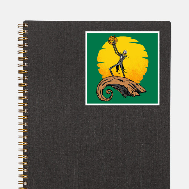 It's A Pumpkin-None-Glossy-Sticker-joerawks