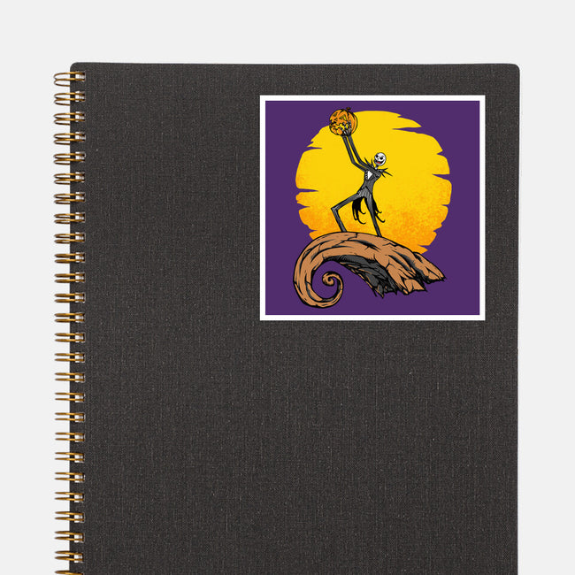 It's A Pumpkin-None-Glossy-Sticker-joerawks