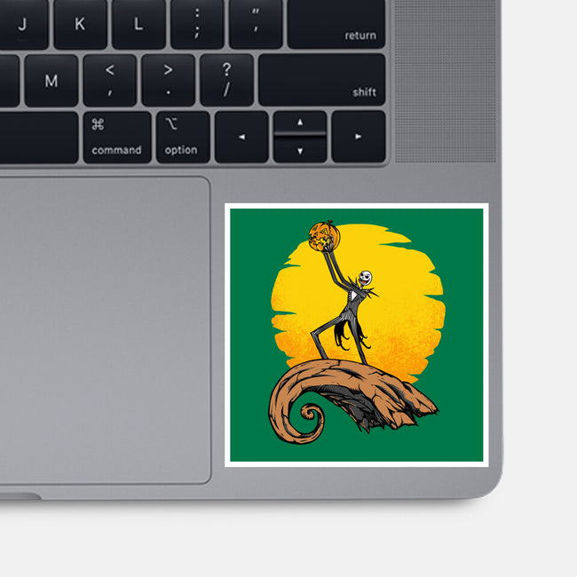 It's A Pumpkin-None-Glossy-Sticker-joerawks