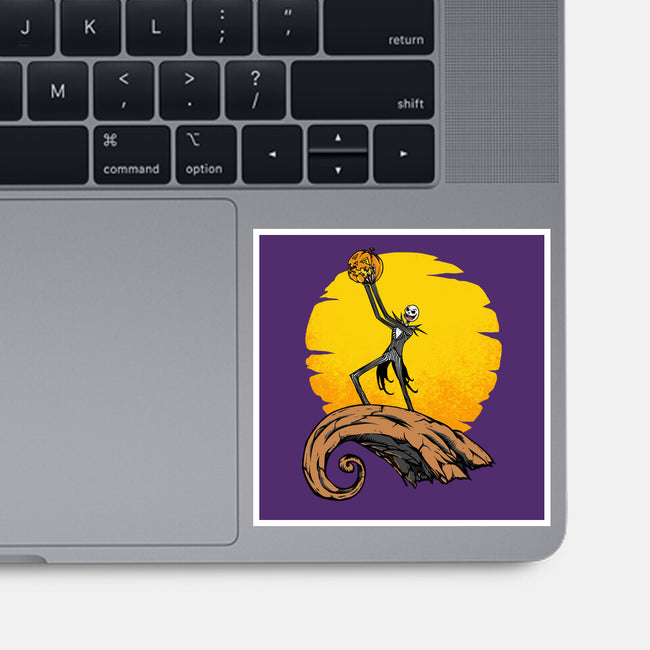 It's A Pumpkin-None-Glossy-Sticker-joerawks