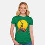 It's A Pumpkin-Womens-Fitted-Tee-joerawks