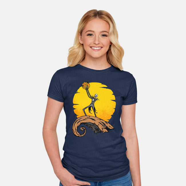 It's A Pumpkin-Womens-Fitted-Tee-joerawks