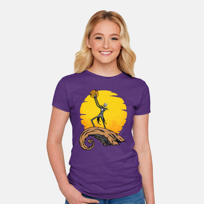 It's A Pumpkin-Womens-Fitted-Tee-joerawks