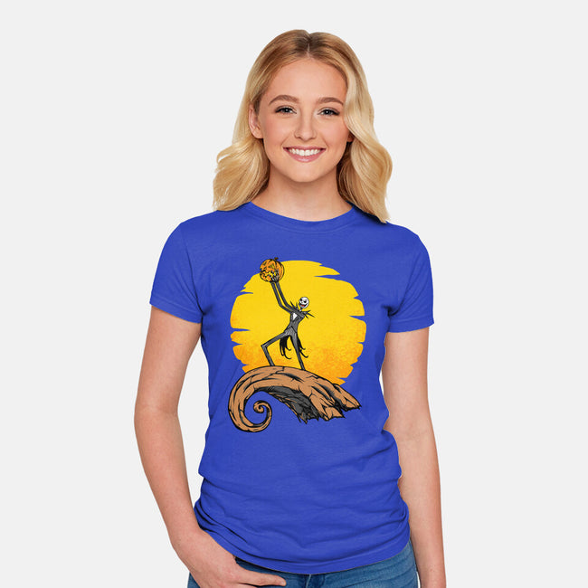 It's A Pumpkin-Womens-Fitted-Tee-joerawks