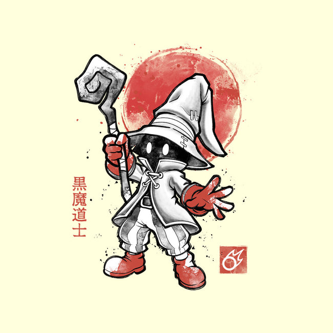 Black Mage Sumi-E-None-Glossy-Sticker-Astrobot Invention