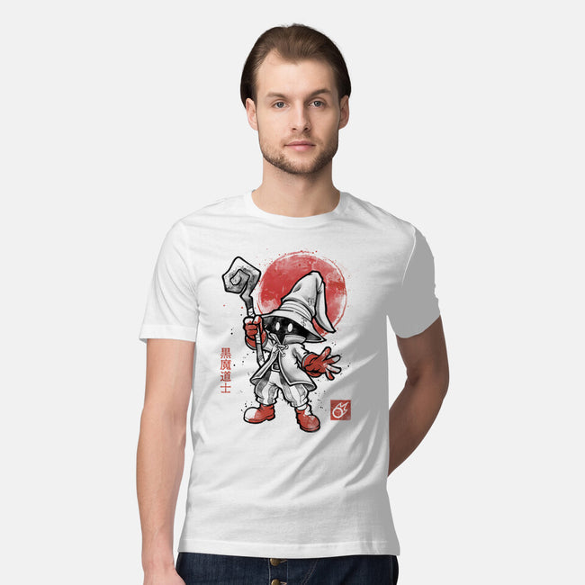Black Mage Sumi-E-Mens-Premium-Tee-Astrobot Invention