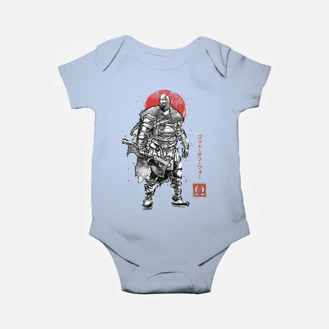 The Rustlord Eternal Sumi-E-Baby-Basic-Onesie-Astrobot Invention