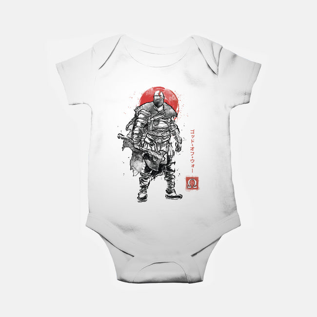 The Rustlord Eternal Sumi-E-Baby-Basic-Onesie-Astrobot Invention