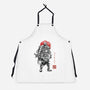The Rustlord Eternal Sumi-E-Unisex-Kitchen-Apron-Astrobot Invention