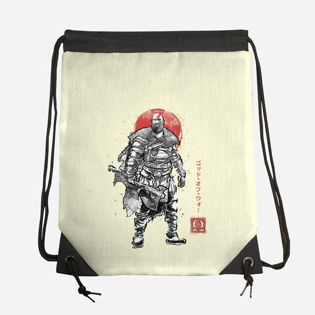 The Rustlord Eternal Sumi-E-None-Drawstring-Bag-Astrobot Invention